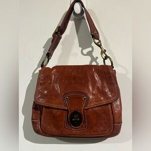 Coach vintage Ali legacy brown leather shoulder bag